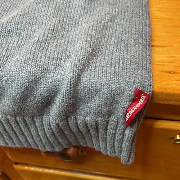 Vintage Abercrombie grey cotton sweater M - Picture 2 of 5